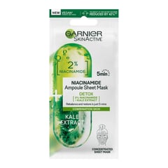 Garnier 2% Niacinamide + Kale Detox Ampoule Sheet Mask