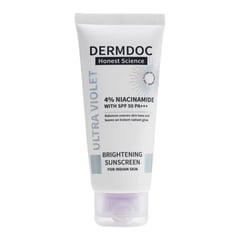 Dermdoc 4% Niacinamide With SPF 50 PA +++ Brightening Sunscreen