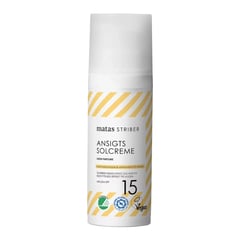 Matas Striber Ansigtssolcreme SPF 15 Uden Parfume