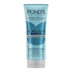 Pond's Hydra Miracle Ultra Light Biome Gel Gentle Cleanser Cera-Hyamino