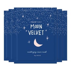 Facetory Moon Velvet Moisturizing Cream with Jojoba Oil Sheet Mask