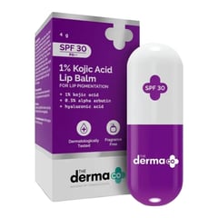 The Derma Co 1% Kojic Acid Lip Balm With Alpha Arbutin & Hyaluronic Acid