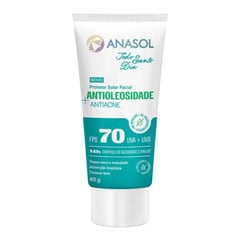 Anasol Todo Santo Dia Protetor Solar Facial Antioleosidade Antiacne SPF 70