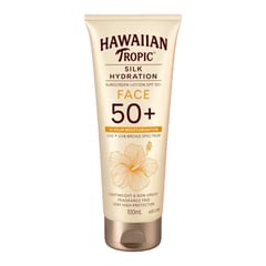 Hawaiian Tropic Silk Hydration Face Sunscreen Lotion SPF 50+