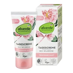 Alverde Naturkosmetik Tagescreme Bio-Wildrose