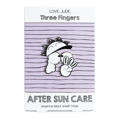 Love, Jude Three Fingers After Sun Care Essence Black Sheet Mask