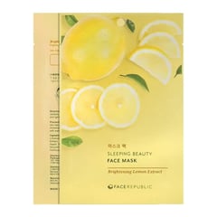 Face Republic Sleeping Beauty Face Mask Brightening Lemon Extract