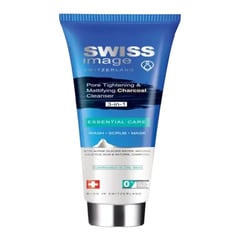 Swiss Image Essential Care Pore Tightening & Mattifying 3-In-1 Charcoal Cleanser
