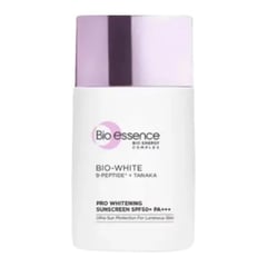 Bio Essence Bio-White 9-Peptide + Tanaka Pro Whitening Sunscreen SPF 50+