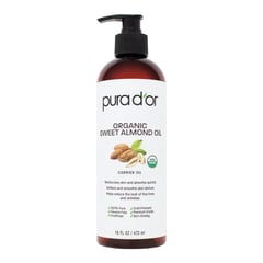 Pura D'or Organic Sweet Almond Oil