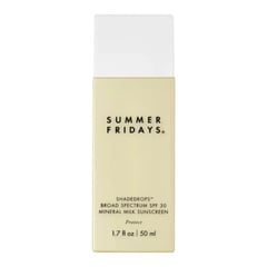 Summer Fridays ShadeDrops Broad Spectrum SPF 30 Mineral Milk Sunscreen