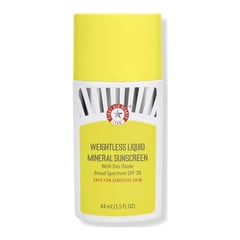 First Aid Beauty Weightless Liquid Mineral Sunscreen With Zinc Oxide SPF 30