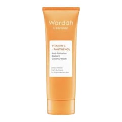 Wardah C-Defense Vitamin C + Panthenol Anti-Pollution Radiant Creamy Wash