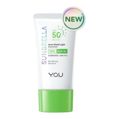 Y.O.U Sunbrella 50% Aloe-B5 Acne Shield Light Sunscreen SPF 50+ PA++++