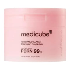 메디큐브 PDRN 핑크 콜라겐 토닝 겔 토너패드