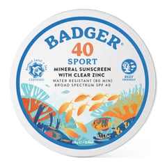 Badger Sport Mineral Sunscreen Tin SPF 40