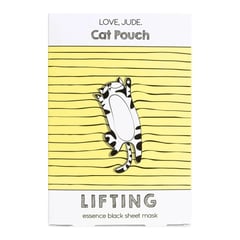 Love, Jude Cat Pouch Lifting Essence Black Sheet Mask