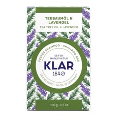 Klar Seifen Tea Tree Oil & Lavender Shampoo Bar