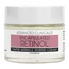 Advanced Clinicals Encapsulated Retinol Rapid Wrinkle Rewind Cream
