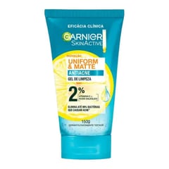 Garnier Uniform & Matte Antiacne Gel De Limpeza