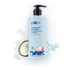 Plum Goodness Coconut Milk & Peptides Strength & Shine Shampoo