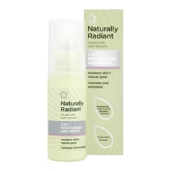 Superdrug Naturally Radiant 2 In 1 Moisturiser & Serum