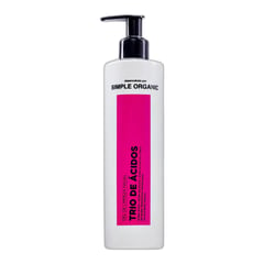 Simple Organic Gel De Limpeza Facial Trio De Ácidos