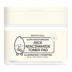 Bonnyhill Ultra Moisturizing Rice Niacinamide Toner Pad