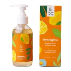 Luma and Leaf Hydraglow Hyaluronic Acid + AHA Gel Cleanser