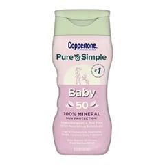 Coppertone Pure And Simple Baby Sunscreen Lotion SPF 50