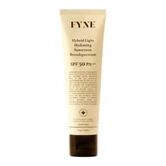 Fyne Hybrid Light Hydrating Sunscreen Broadspectrum SPF 50