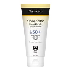 뉴트로지나 시어 징크 페이스 앤 바디 로션 선스크린 SPF 50+