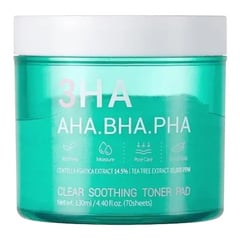 Esfolio 3HA AHA.BHA.PHA Clear Soothing Toner Pad