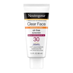 Neutrogena Clear Face Oil Free Sunscreen SPF 30