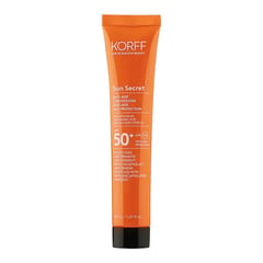Korff Sun Secret Uniforming Face Fluid With Microencapsulated Pigments SPF 50+