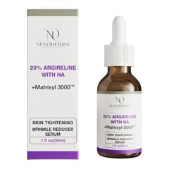 Nuvoderma 20% Argireline With HA + Matrixyl 3000 Skin Tightening Wrinkle Reducer Serum