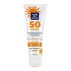 Kiss My Face لوشن واقٍ من الشمس معدني للاستخدام اليومي SPF50