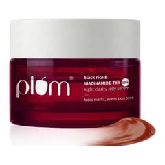 Plum Goodness Black Rice & 10% Niacinamide-TXA Night Clarity Jelly Serum