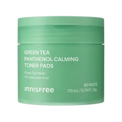 innisfree Green Tea Panthenol Calming Toner Pads