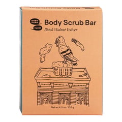 Meow Meow Tweet Body Scrub Bar Black Walnut Vetiver