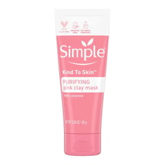 Simple Skincare Kind to Skin Pink Clay Face Mask