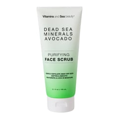 Vitamins and Sea beauty Dead Sea Minerals + Avocado Purifying Face Scrub