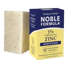 Noble Formula SunFlower & Shea 1% Pyrithione Zinc (ZnP) Bar Soap
