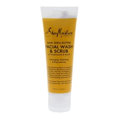 Shea Moisture Raw غسول وسكراب للوجه بزبدة الشيا