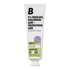 Beauty Bay 5% Squalane, Hyaluronic Acid + Polyglutamic Acid Overnight Balm