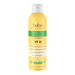 バボボタニカルズ シアー ジンク ミネラル サンスクリーンスプレー SPF 30