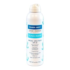 Trader Joe's Zinc Oxide Mineral Sunscreen Spray SPF 30