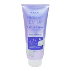 Quickfx Bright Em Up Glass Skin Bright Serum Lotion