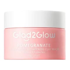Glad2Glow Pomegranate Niacinamide Brightening Claymask