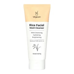 Vegreen Rice Facial Wash Cleanser